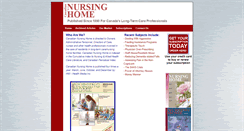 Desktop Screenshot of nursinghomemagazine.ca